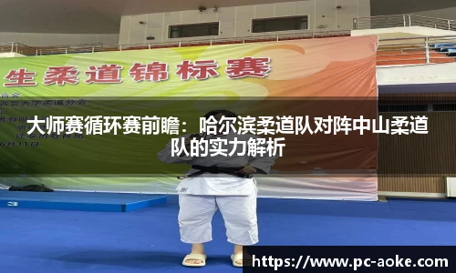 大师赛循环赛前瞻:哈尔滨柔道队对阵中山柔道队的实力解析